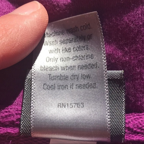 Champion Women’s Zip Up Sweatshirt Berry Medium - Picture 7 of 7